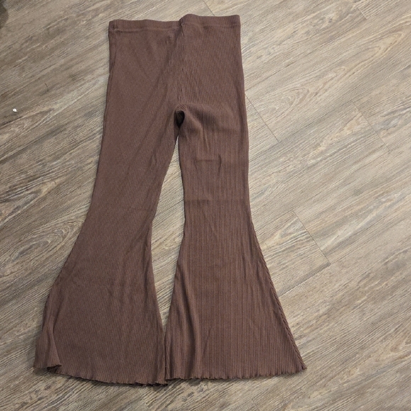 Aerie Brown Wide Leg Pants - Picture 3 of 3